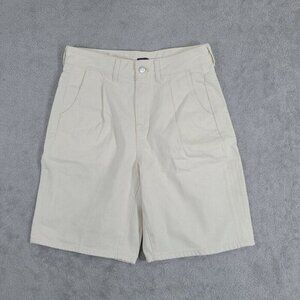 NWOT J.Crew Womens Denim Shorts Beige‎ Size 25 High Rise Pleated